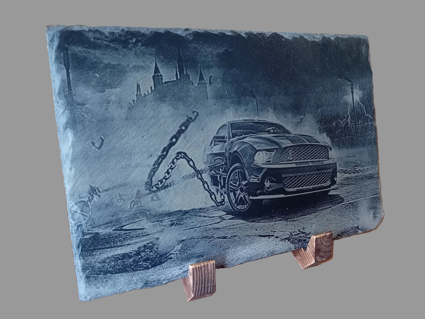 ardoise décorative Ford Mustang 30x20cm